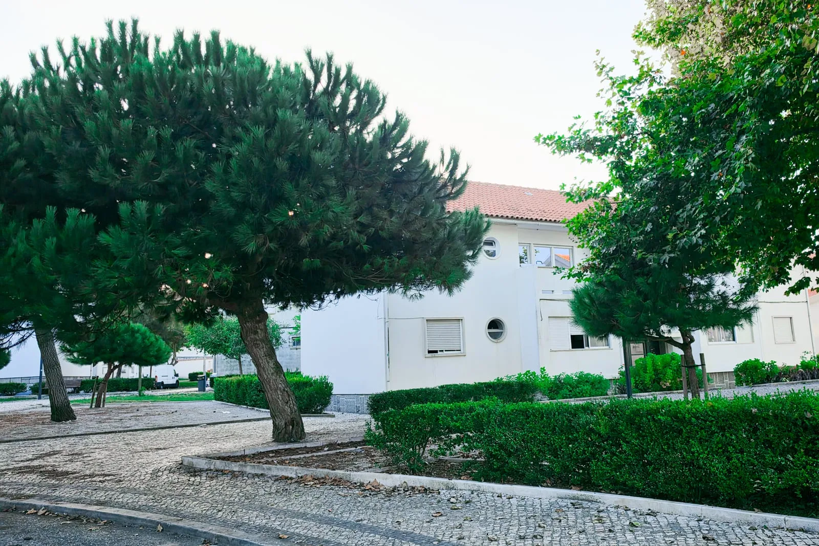 Fassade der Wohnung Casa do Guarda, Peniche