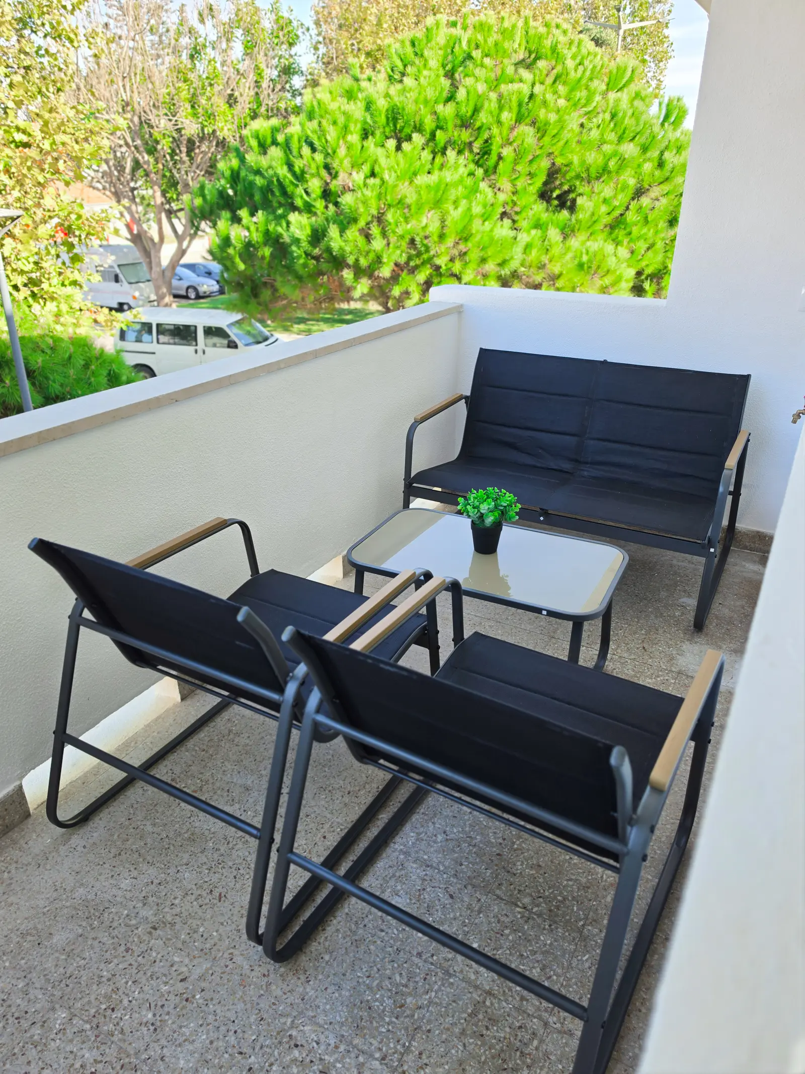 Großer Balkon